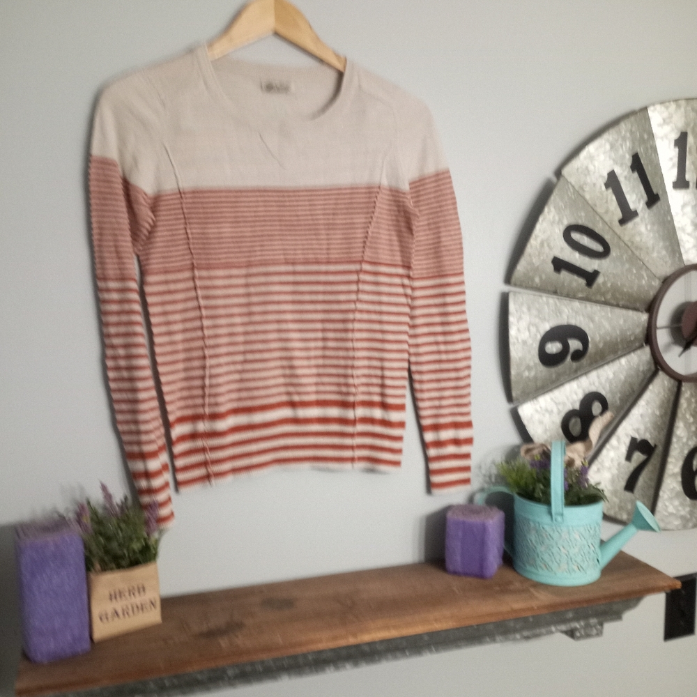 🎉🛍 NWOT Lucky brand long sleeve stripe top small